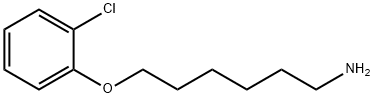 1-Hexanamine, 6-(2-chlorophenoxy)- Structure