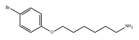 1-Hexanamine, 6-(4-bromophenoxy)- Structure