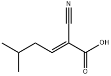 2-Hexenoic acid, 2-cyano-5-methyl-, (E)- (8CI) 구조식 이미지