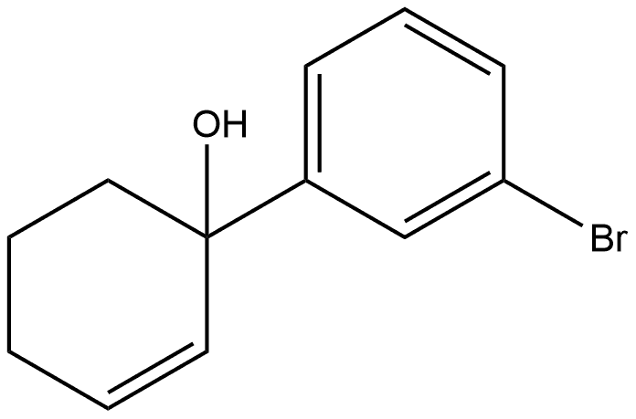 3'-bromo-1,2,3,4-tetrahydro-[1,1'-biphenyl]-1-ol Structure