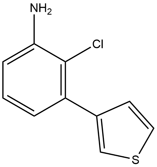 2-Chloro-3-(3-thienyl)benzenamine Structure