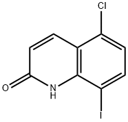 5-Chloro-8-iodo-2(1H)-quinolinone 구조식 이미지