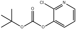 Carbonic acid, 2-chloro-3-pyridinyl 1,1-dimethylethyl ester Structure