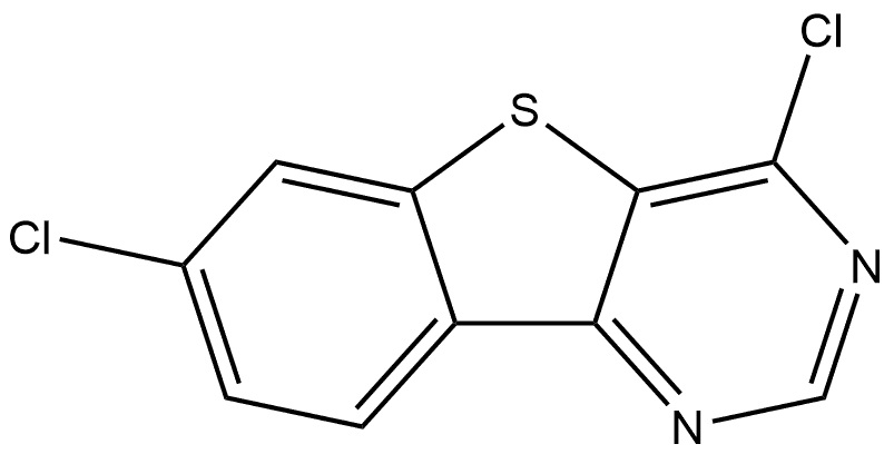 4,7-Dichloro[1]benzothieno[3,2-d]pyrimidine Structure