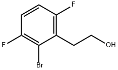 2-(2-Bromo-3,6-difluorophenyl)ethanol 구조식 이미지