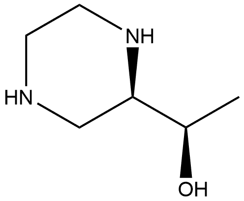 2-Piperazinemethanol, α-methyl-, (αR,2R)-rel- Structure