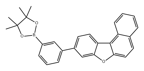 Benzo[b]naphtho[1,2-d]furan, 9-[3-(4,4,5,5-tetramethyl-1,3,2-dioxaborolan-2-yl)phenyl]- Structure