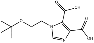 1-(2-(tert-Butoxy)ethyl)-1h-imidazole-4,5-dicarboxylic acid Structure