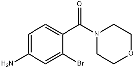 (4-Amino-2-bromophenyl)-morpholin-4-ylmethanone Structure