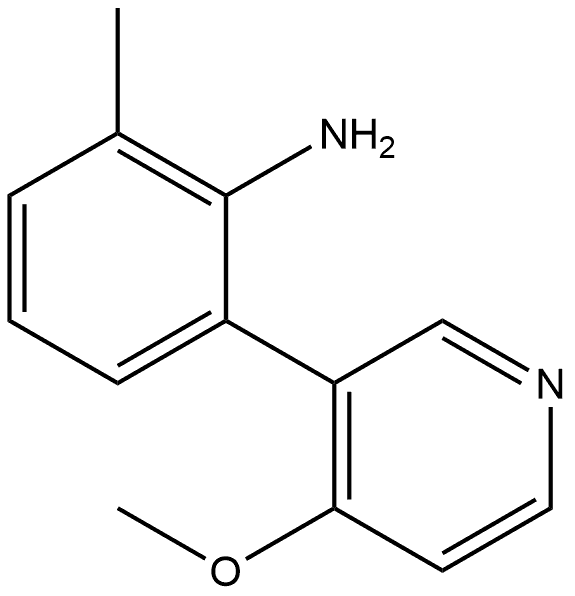 2-(4-Methoxy-3-pyridinyl)-6-methylbenzenamine Structure