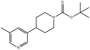 tert-butyl 4-(5-methylpyridin-3-yl)piperidine-1-carboxylate Structure