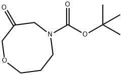 2H-1,5-Oxazocine-5(6H)-carboxylic acid, tetrahydro-3-oxo-, 1,1-dimethylethyl ester Structure