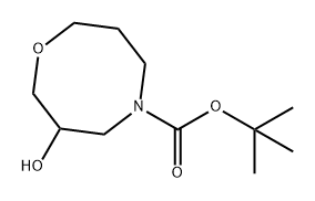 2H-1,5-Oxazocine-5(6H)-carboxylic acid, tetrahydro-3-hydroxy-, 1,1-dimethylethyl ester Structure