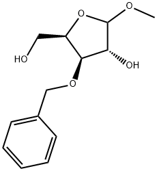 D-Xylofuranoside, methyl 3-O-(phenylmethyl)- 구조식 이미지