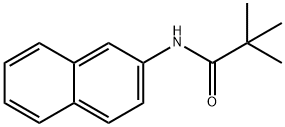 Propanamide, 2,2-dimethyl-N-2-naphthalenyl- Structure