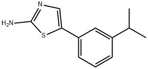 5-(3-Isopropylphenyl)thiazol-2-amine Structure