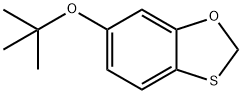 1,3-Benzoxathiole, 6-(1,1-dimethylethoxy)- Structure