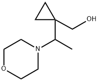 Cyclopropanemethanol, 1-[1-(4-morpholinyl)ethyl]- 구조식 이미지