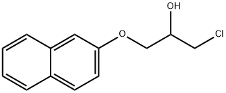 2-Propanol, 1-chloro-3-(2-naphthalenyloxy)- Structure