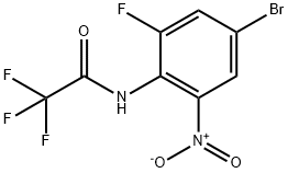 Acetamide, N-(4-bromo-2-fluoro-6-nitrophenyl)-2,2,2-trifluoro- Structure