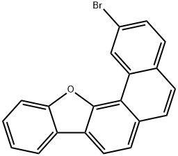 2-Bromobenzo[b]phenanthro[3,4-d]furan Structure