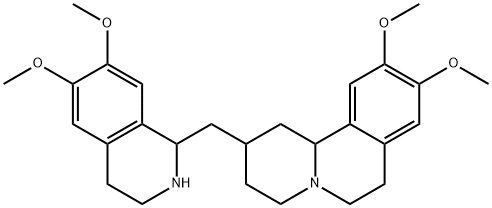 2H-Benzo[a]quinolizine, 1,3,4,6,7,11b-hexahydro-9,10-dimethoxy-2-[(1,2,3,4-tetrahydro-6,7-dimethoxy-1-isoquinolinyl)methyl]- Structure