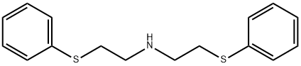 Ethanamine, 2-(phenylthio)-N-[2-(phenylthio)ethyl]- Structure