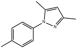 1H-Pyrazole, 3,5-dimethyl-1-(4-methylphenyl)- 구조식 이미지