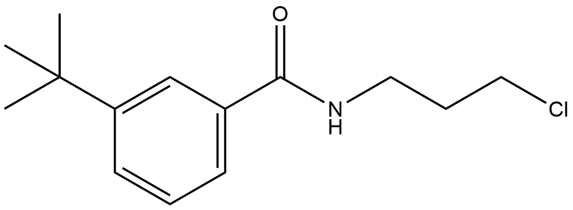 N-(3-Chloropropyl)-3-(1,1-dimethylethyl)benzamide Structure