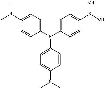 Boronic acid, [4-[bis[4-(dimethylamino)phenyl]amino]phenyl]- (9CI) 구조식 이미지