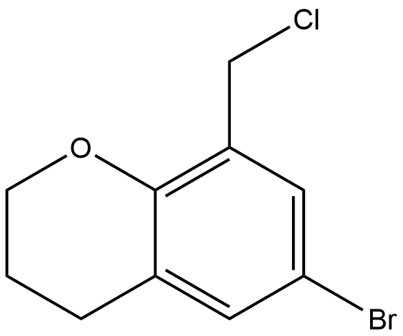 6-bromo-8-(chloromethyl)chromane 구조식 이미지