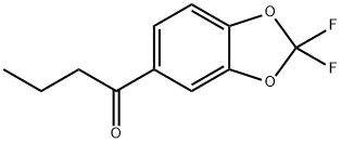 1-?Butanone, 1-?(2,?2-?difluoro-?1,?3-?benzodioxol-?5-?yl)?- Structure