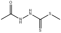 Acetic acid, 2-[(methylthio)thioxomethyl]hydrazide Structure