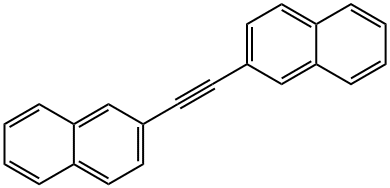 Naphthalene, 2,2'-(1,2-ethynediyl)bis- Structure