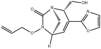 (1R,2S,5R)-2-(Hydroxymethyl)-3-(2-oxazolyl)-6-
(2-propen-1-yloxy)-1,6-diazabicyclo[3.2.1]oct-
3-en-7-one Structure