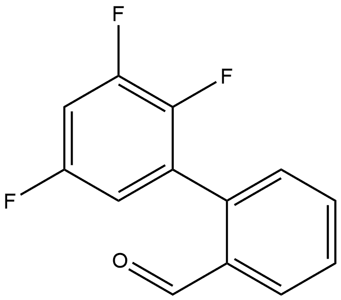 2',3',5'-Trifluoro[1,1'-biphenyl]-2-carboxaldehyde Structure