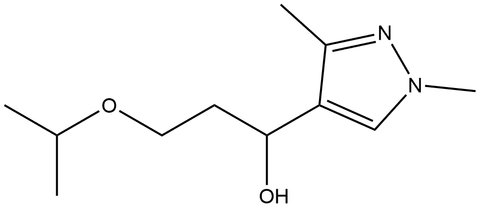 1,3-Dimethyl-α-[2-(1-methylethoxy)ethyl]-1H-pyrazole-4-methanol Structure