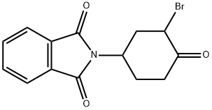 1H-Isoindole-1,3(2H)-dione, 2-(3-bromo-4-oxocyclohexyl)- 구조식 이미지