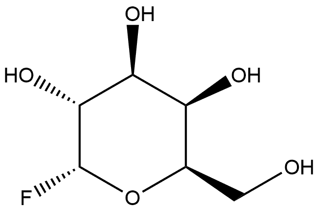 α-D-Galactopyranosyl fluoride Structure