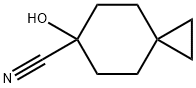 Spiro[2.5]octane-6-carbonitrile, 6-hydroxy- Structure