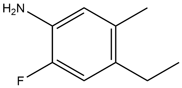4-ethyl-2-fluoro-5-methylaniline Structure