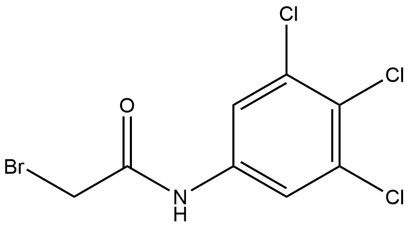 2-Bromo-N-(3,4,5-trichlorophenyl)acetamide Structure