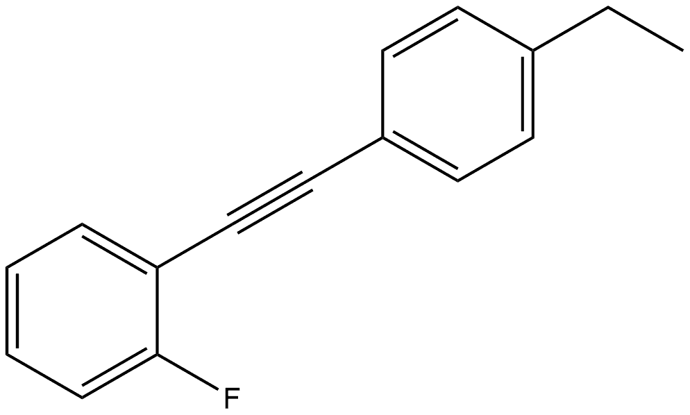 1-[2-(4-Ethylphenyl)ethynyl]-2-fluorobenzene Structure