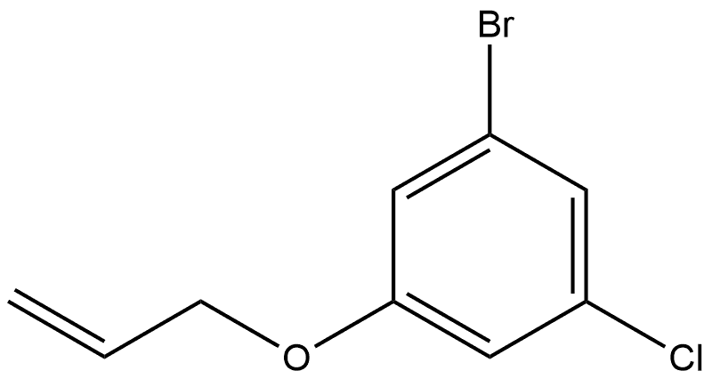 1-Bromo-3-chloro-5-(2-propen-1-yloxy)benzene Structure