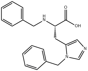 Bzl-His(Bzl)-OH Structure