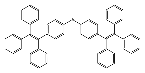 Benzenamine, 4-(1,2,2-triphenylethenyl)-N-[4-(1,2,2-triphenylethenyl)phenyl]- Structure