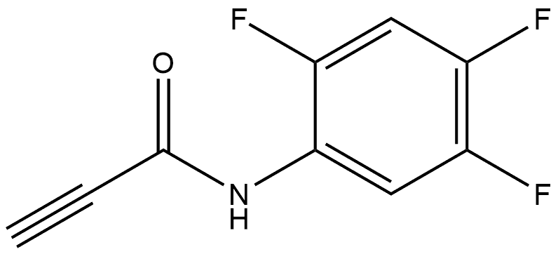 N-(2,4,5-Trifluorophenyl)-2-propynamide Structure