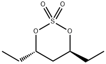 1,3,2-Dioxathiane, 4,6-diethyl-, 2,2-dioxide, (4S,6S)- 구조식 이미지