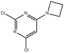 4-(1-Azetidinyl)-2,6-dichloropyrimidine Structure