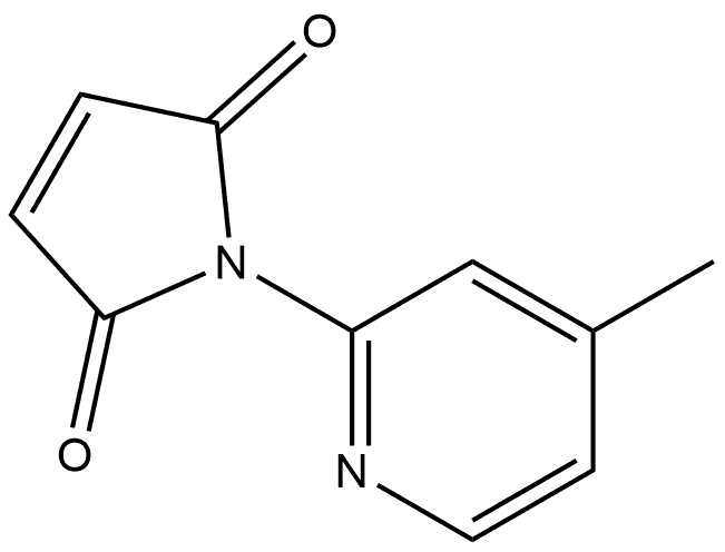 1-(4-Methyl-2-pyridinyl)-1H-pyrrole-2,5-dione Structure